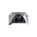 High Peak Kuppelzelt Tessin 5.0(hellgrau/blau, mit Tunnel-Vorbau)