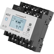 Homematic IP Jalousieaktor für Hutschienenmontage – 4-fach (HmIP-DRBLI4), Relais