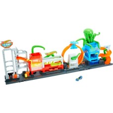 Hot Wheels City Color Reveal Ultimative Auto-Waschanlage Spielset, Spielgebäude(mehrfarbig)