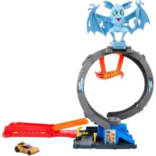 Hot Wheels City Nemesis Bat vs Tire Shop, Rennbahn