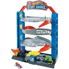 Hot Wheels City Stunt Garage Spielset, Spielgebäude