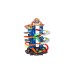 Hot Wheels Megacity Parkgarage mit T-Rex-Angriff, Spielgebäude(Inkl. 2 Hot Wheels Fahrzeuge)