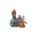 Hot Wheels Monster Trucks Arena World: Semi-Finals Asst - Tiger Shark's Spin Out Frenzy, Rennbahn(inkl. 3 Spielzeugautos)