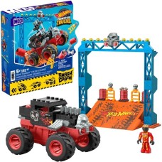 Hot Wheels Monster Trucks Bone Shaker Crash Set, Spielfahrzeug(151-teilig)