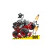 Hot Wheels Monster Trucks Bone Shaker Crash Set, Spielfahrzeug(151-teilig)