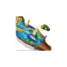 Hot Wheels Monster Trucks Wettkampf Rennstrecke, Rennbahn(Inkl. 2 Spielzeugautos)