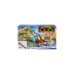 Hot Wheels Monster Trucks Wettkampf Rennstrecke, Rennbahn(Inkl. 2 Spielzeugautos)