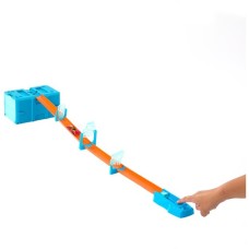 Hot Wheels Track Builder Ice Crash Pack, Rennbahn(inkl. 1 Spielzeugauto)