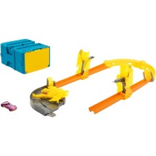 Hot Wheels Track Builder Lightning Boost Pack, Rennbahn(inkl. 1 Spielzeugauto)