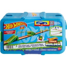 Hot Wheels Track Builder Toxic Jump Pack, Rennbahn(1 Auto enthalten im Maßstab 1:64)