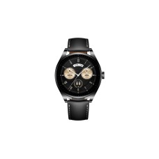 Huawei Watch Buds (Saga-B19T), Smartwatch(schwarz, schwarzes Lederamband, inkl. Kopfhörer, Outlet)