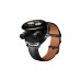 Huawei Watch Buds (Saga-B19T), Smartwatch(schwarz, schwarzes Lederamband, inkl. Kopfhörer, Outlet)