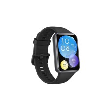 Huawei Watch FIT 2 Active, Smartwatch(schwarz, Silikonarmband in Midnight Black, Outlet)