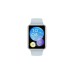 Huawei Watch FIT 2 Active, Smartwatch(silber, Silikonarmband in Isle Blue)