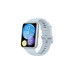 Huawei Watch FIT 2 Active, Smartwatch(silber, Silikonarmband in Isle Blue)