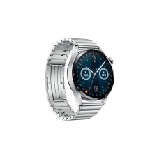 Huawei Watch GT3 46mm (Jupiter B29T), Smartwatch(silber, Edelstahlarmband)
