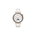 Huawei Watch GT4 41mm (Aurora-B19L), Smartwatch(gold/weiß, weiß-braunes Lederarmband)