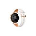 Huawei Watch GT4 41mm (Aurora-B19L), Smartwatch(gold/weiß, weiß-braunes Lederarmband)