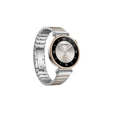 Huawei Watch GT4 41mm (Aurora-B19T), Smartwatch(silber, Edelstahl-Armband)
