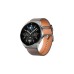 Huawei Watch GT 3 Pro Titanium, Smartwatch(titan, 46mm; Armband: graues Lederarmband)