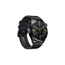 Huawei Watch GT 3, Smartwatch(schwarz, 46mm; Armband: Black, Fluorelastomer)