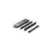Hyper DUO PRO 7-in-2 USB-C Hub, Dockingstation(grau, USB-C, HDMI, USB4)