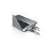 Hyper DUO PRO 7-in-2 USB-C Hub, Dockingstation(grau, USB-C, HDMI, USB4)