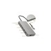 Hyper Dual 4K HDMI 10-in-1 USB-C, Dockingstation(silber, USB-C, HDMI, USB-A)