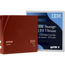 IBM LTO8 Medium 30 TB, Streamer-Medium(dunkelrot)