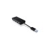 ICY BOX IB-AC6104 USB 3.0 Hub, USB-Hub(schwarz)