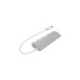 ICY BOX IB-AC6401 4Port USB3.0 HUB, USB-Hub(silber)