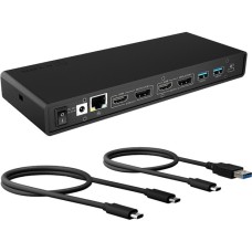 ICY BOX IB-DK2245AC, Dockingstation(grau, USB-C, HDMI, DisplayPort)