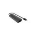 ICY BOX IB-HUB1406-C, Dockingstation(anthrazit, USB-A, LAN)