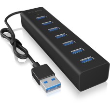 ICY BOX IB-HUB1700-U3, USB-Hub(schwarz)