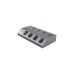 ICY BOX IB-HUB 1405, USB-Hub(silber)
