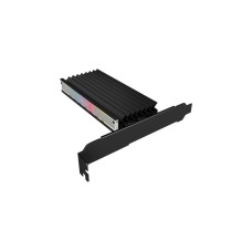 ICY BOX IB-PCI224M2-ARGB, Adapter(schwarz)