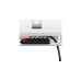 ICY BOX Kabelmanagementwanne IB-EWA100W-CM, für Schreibtische, Kabelführung(weiß, 60cm)