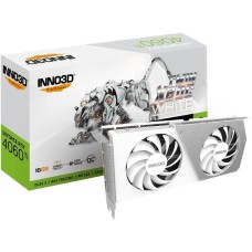 INNO3D GeForce RTX 4060 Ti 16GB Twin X2 OC WHITE, Grafikkarte(weiß, DLSS 3, 3x DisplayPort, 1x HDMI 2.1a)