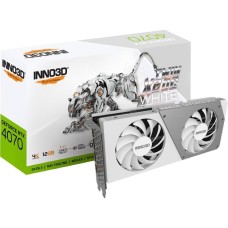 INNO3D GeForce RTX 4070 TWIN X2 OC WHITE, Grafikkarte(weiß, DLSS 3, 3x DisplayPort, 1x HDMI 2.1)