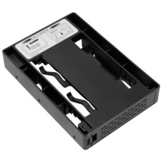 Icy Dock EZConvert Lite MB882SP-1S-3B DUAL, Einbaurahmen(schwarz, Set aus 2x 2,5" zu 3,5" SATA/SAS SSD/HDD Konverter)