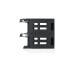 Icy Dock FLEX-FIT Quinto MB344SPO, Einbaurahmen(schwarz)