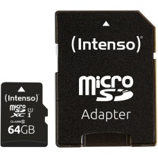 Intenso Premium 64 GB microSDXC, Speicherkarte(UHS-I U1, Class 10)