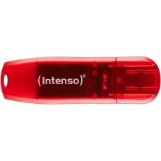 Intenso Rainbow Line 128 GB, USB-Stick(rot, USB 2.0)
