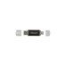 Intenso Twist Line 32 GB, USB-Stick(anthrazit/transparent, USB-A 3.2 Gen 1, USB-C 3.2 Gen 1)