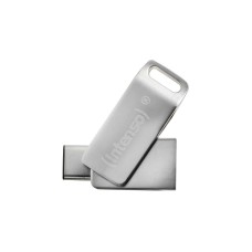 Intenso cMOBILE LINE 128 GB, USB-Stick(silber, USB-A 3.2 Gen 1, USB-C 3.2 Gen 1)