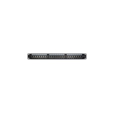 Inter-Tech 19" Patchpanel Cat.5e STP 24 Port(schwarz)