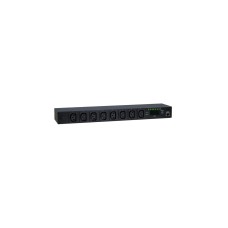 Inter-Tech 19" Steckdosenleiste SW-1081, 8-fach(schwarz, per Fernzugang via Webinterface schaltbar)