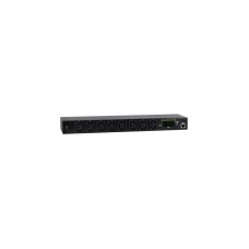 Inter-Tech 19" Steckdosenleiste SW-1681, 8-fach(schwarz, per Fernzugang via Webinterface schaltbar)