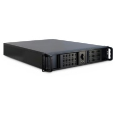 Inter-Tech 2U-2098-SL, Server-Gehäuse(schwarz, 2 Höheneinheiten)