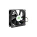 Inter-Tech IPC Fan Set 80mm, Gehäuselüfter(schwarz, 4er Set)